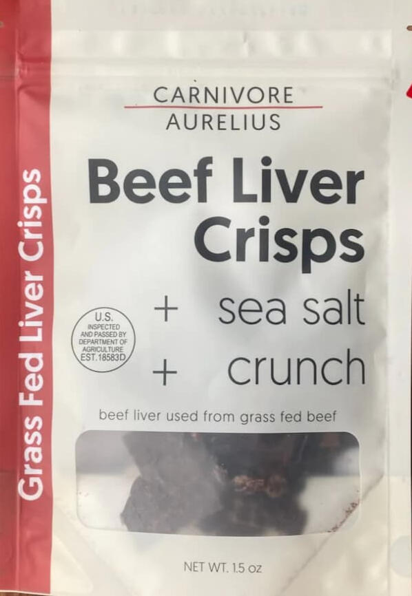 Carnivore Aurelius Beef Liver Jerky