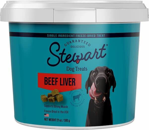 Stewart Dried Beef Liver Dog Treats